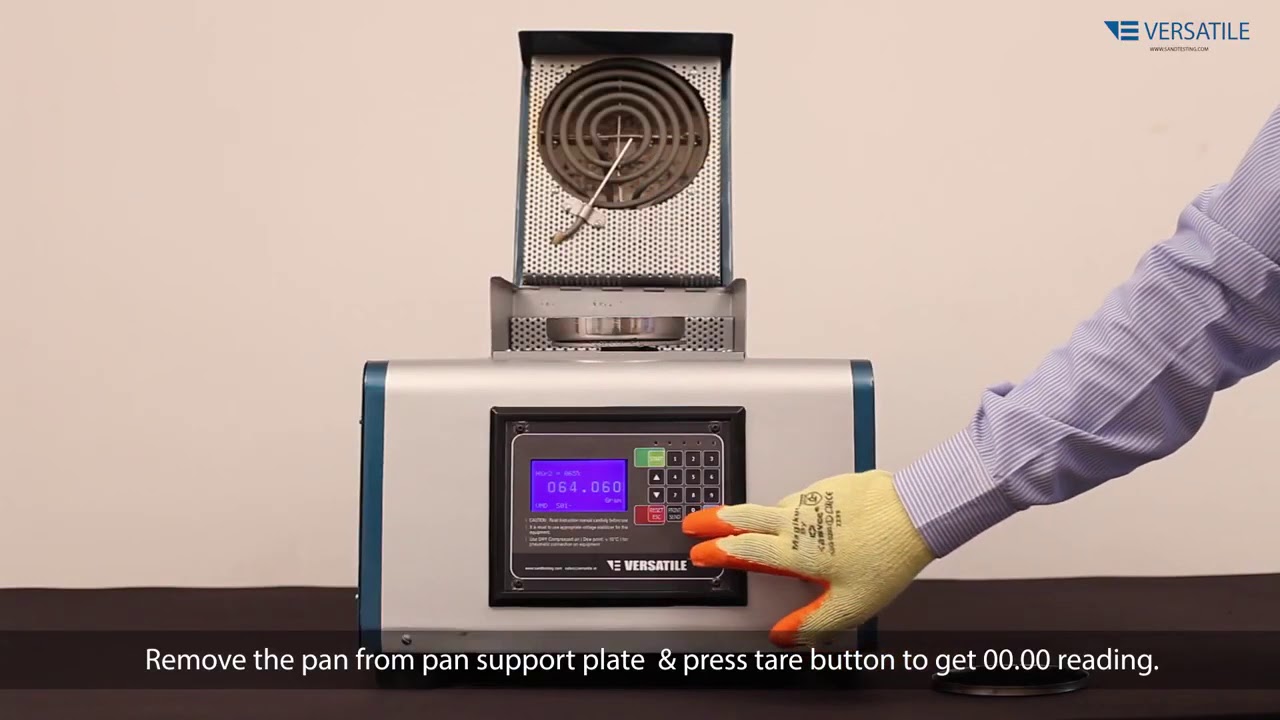 Foundry Sand Moisture testing demonstration