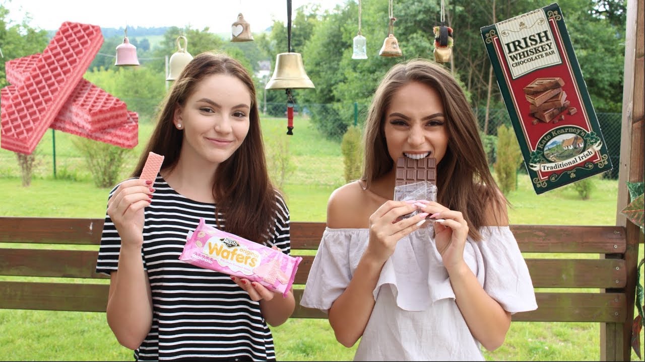 Růžové sušenky, irská čokoláda a další! | Ochutnávka se ségrou