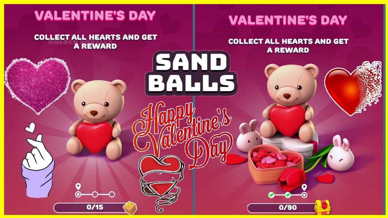 *NEW UPDATE* SAND BALLS UNLOCKED Valentine's Day- Gameplay Walkthrough Level 28 TO 29 || All Levels