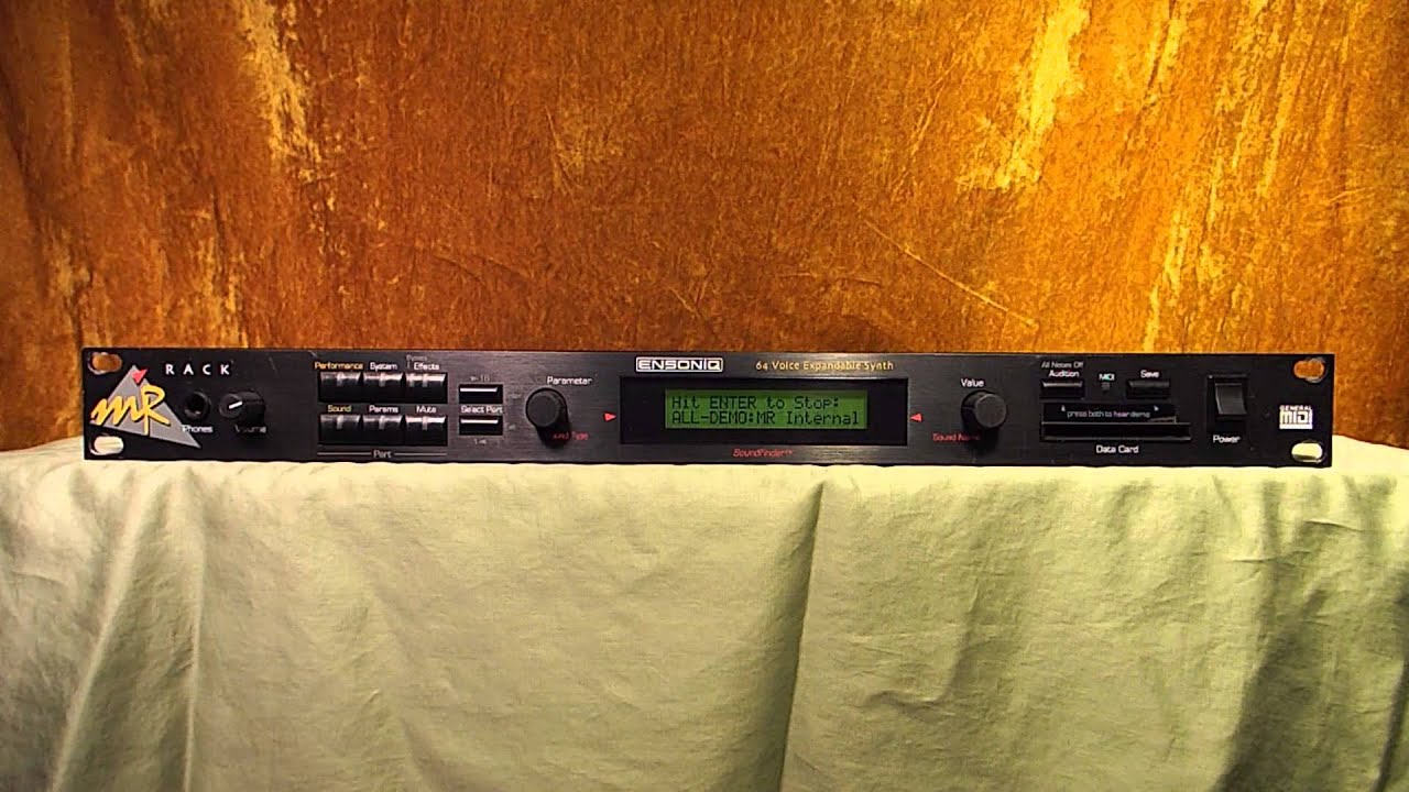 Ensoniq MR-Rack Synthesizer Demo Songs