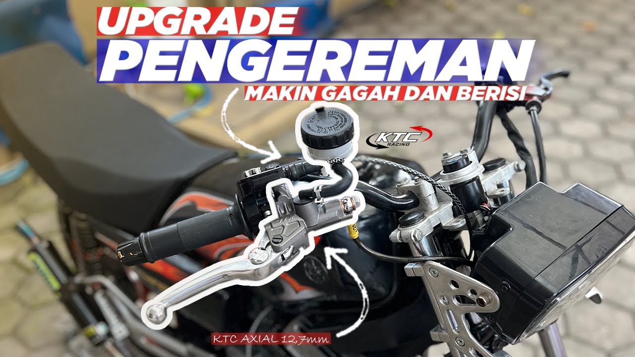 PASANG MASTER REM KTC TREK AXIAL 12,7mm DI MOTOR RX KING | AUTO STOOPIE INI MOTOR PAKEM BENER ❗❗