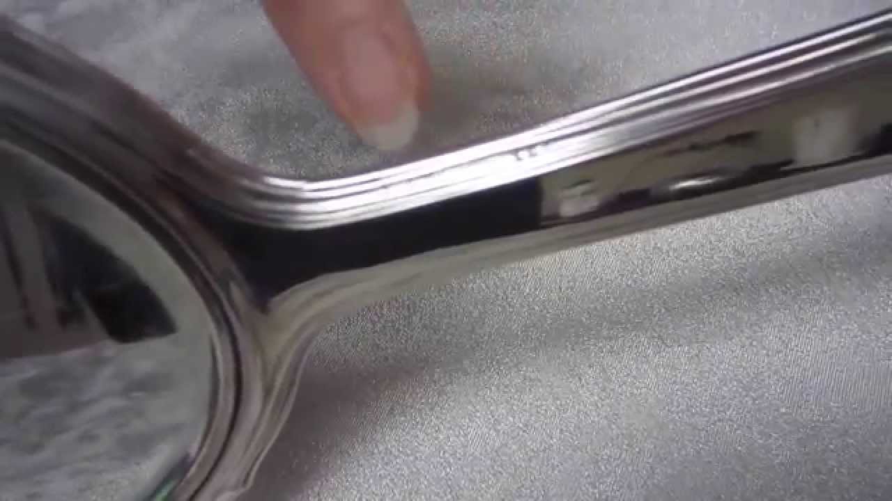 Vintage Sterling Silver Hand Mirror ... Mirror
