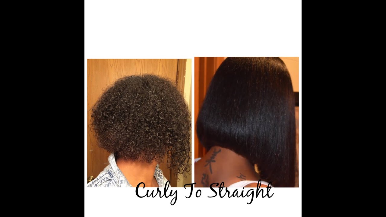 How To Get Natural Hair Bone Straight Without Using Relaxers