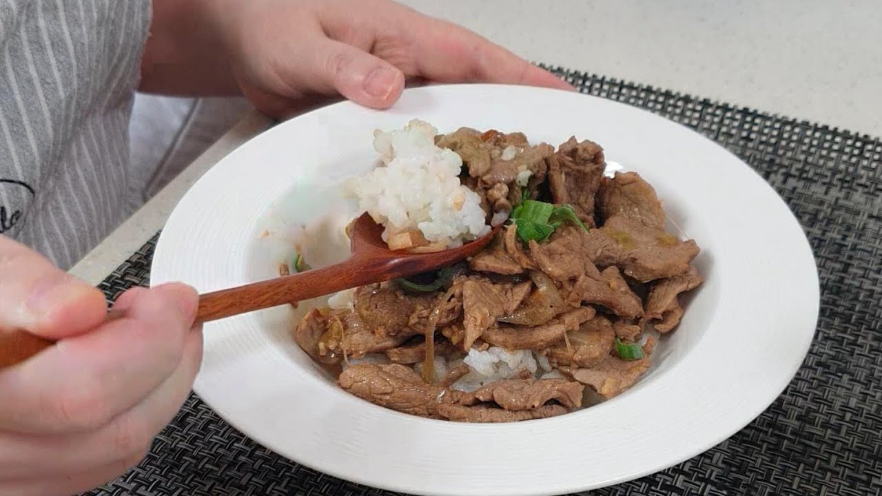 돼지고기 안심으로 만든 돼지불고기덮밥 Pork Bulgogi Rice_중식의 대가 여경래 셰프님의 최고의 비법!! 돼지불고기 덮밥