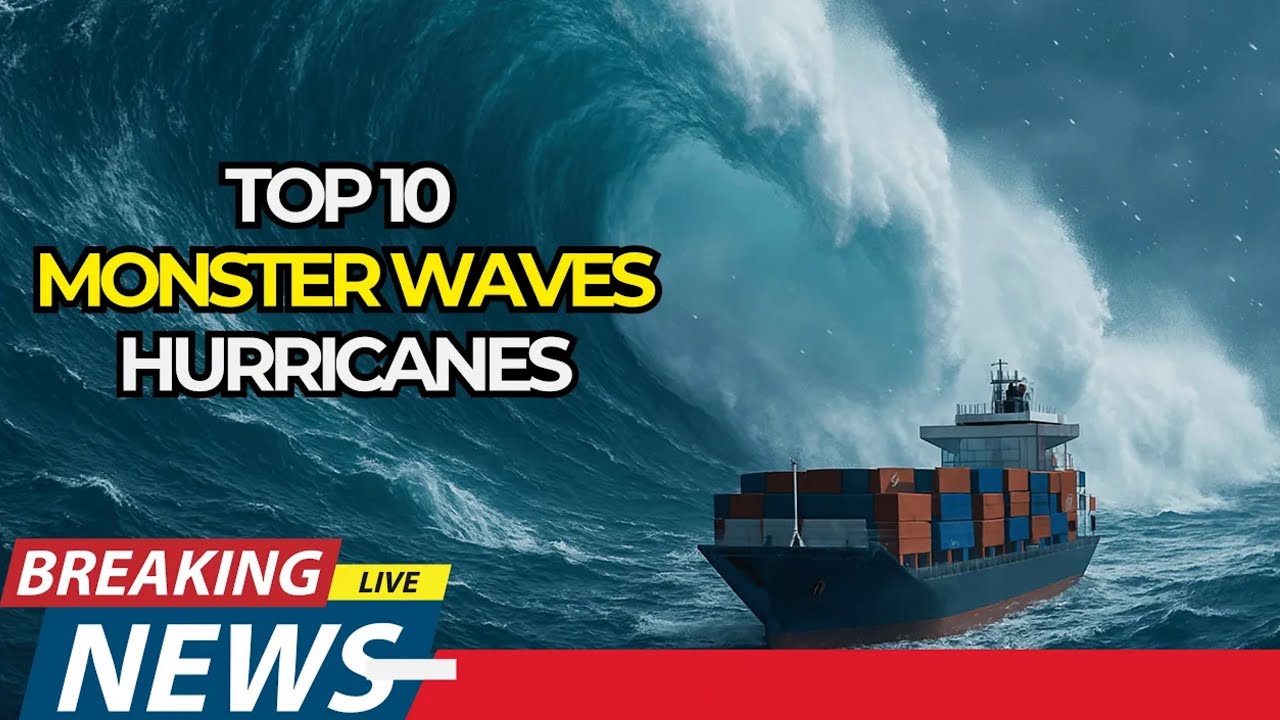 Top 10 Monster Waves & Hurricanes caught on camera | Rules Of Nature Stories