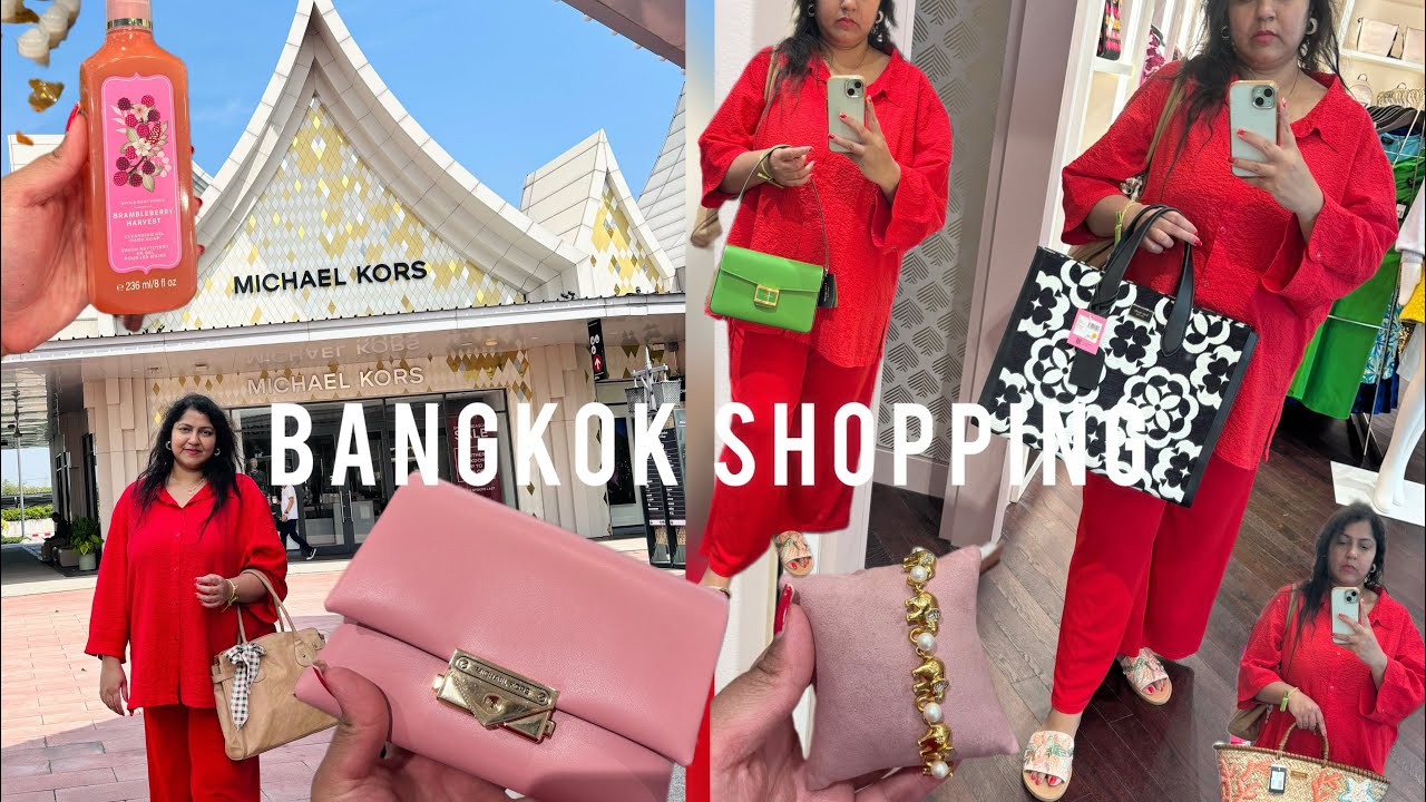 Bangkok high-end bags shopping  - Central village : Ferragamo, Coach, Micheal Kors, kate spade