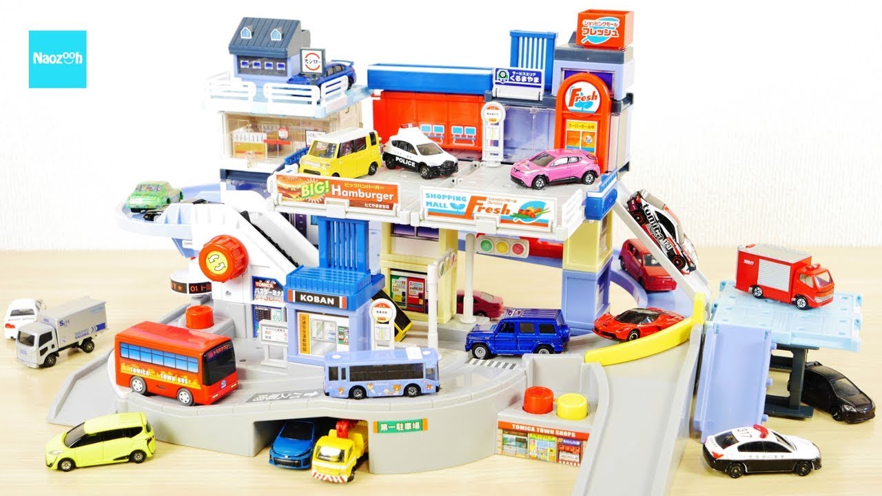 街にしてみた トミカと走ろう! ぐるぐるバスタウン ビルドシティ／ Tomica BUS town  Tomica Buidcity