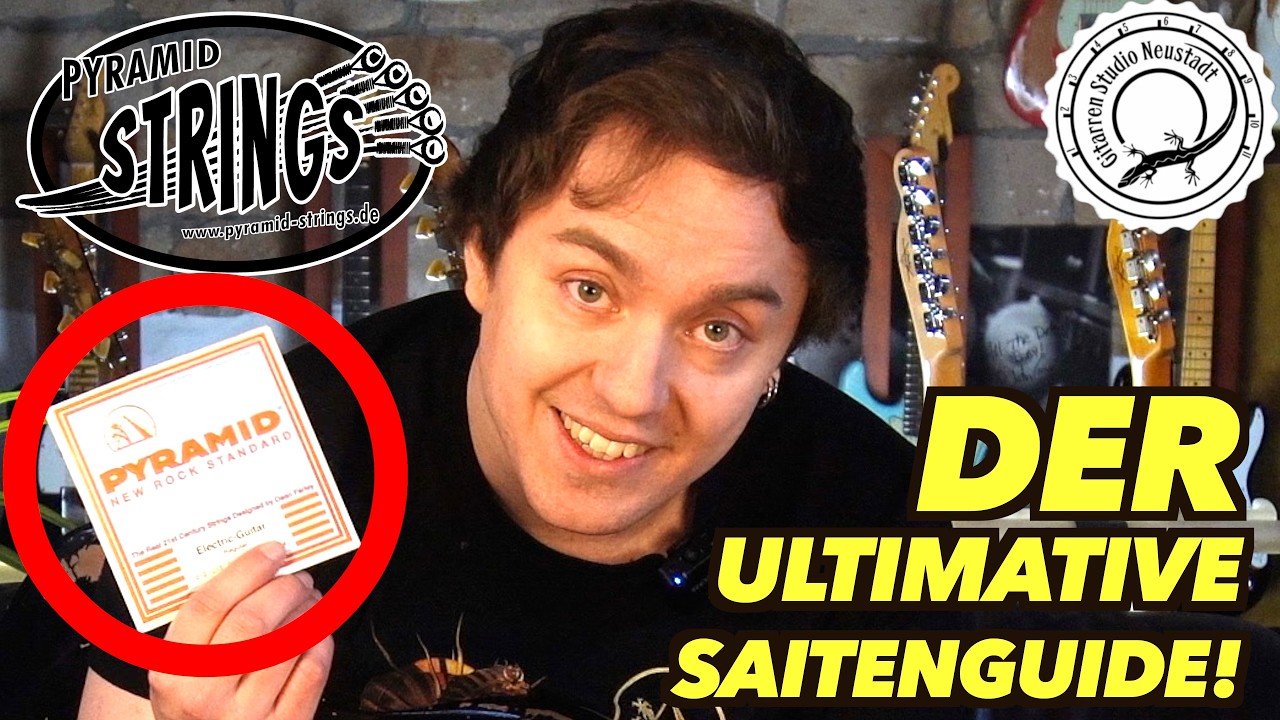 Der ULTIMATIVE Saitenguide für alle E-Gitarristen! 12 Pyramid Saiten im Vergleich mit Kevin Burg
