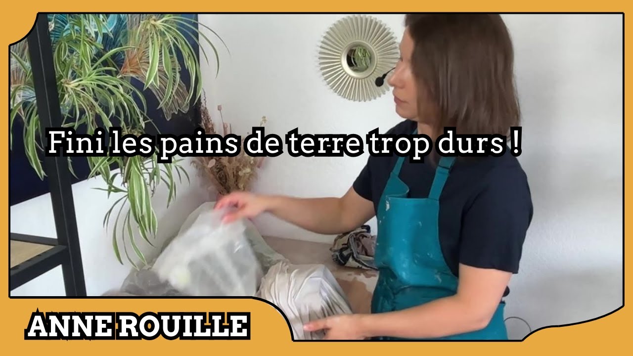 Comment ramollir un pain de terre argile trop dure en 24h