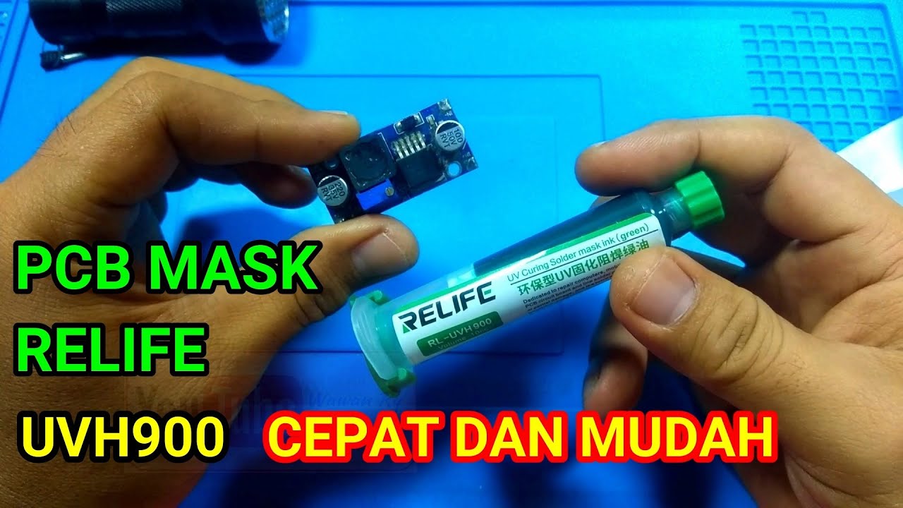 Cara menggunakan Uv Curing Solder Mask Ink Relife RL UVH900