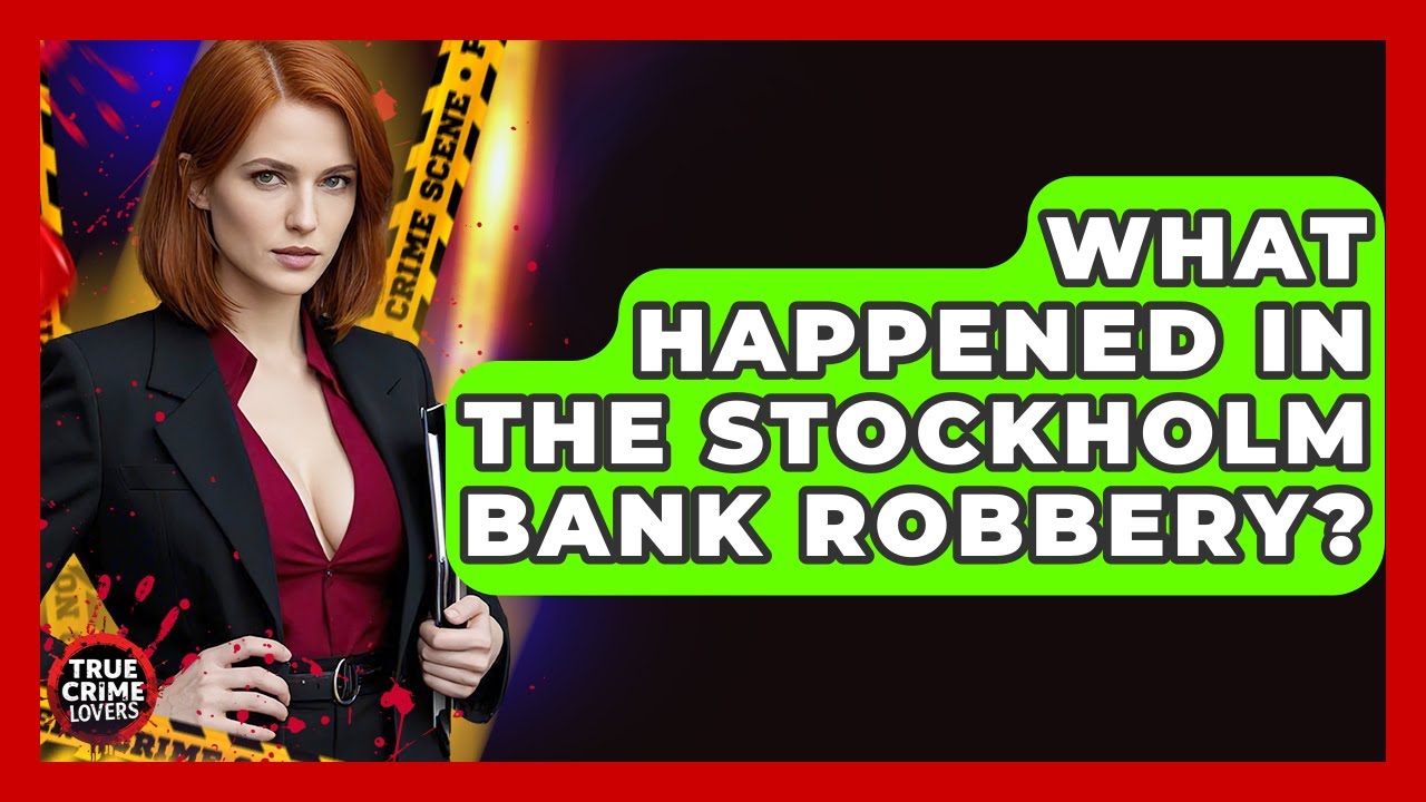 What Happened In The Stockholm Bank Robbery? - True Crime Lovers