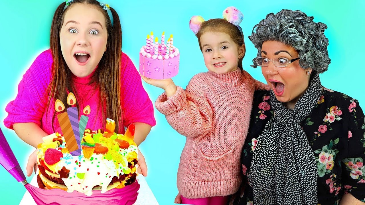 Happy Birthday Song Ruby & Bonnie Sing-Along and Cake Making Challenge