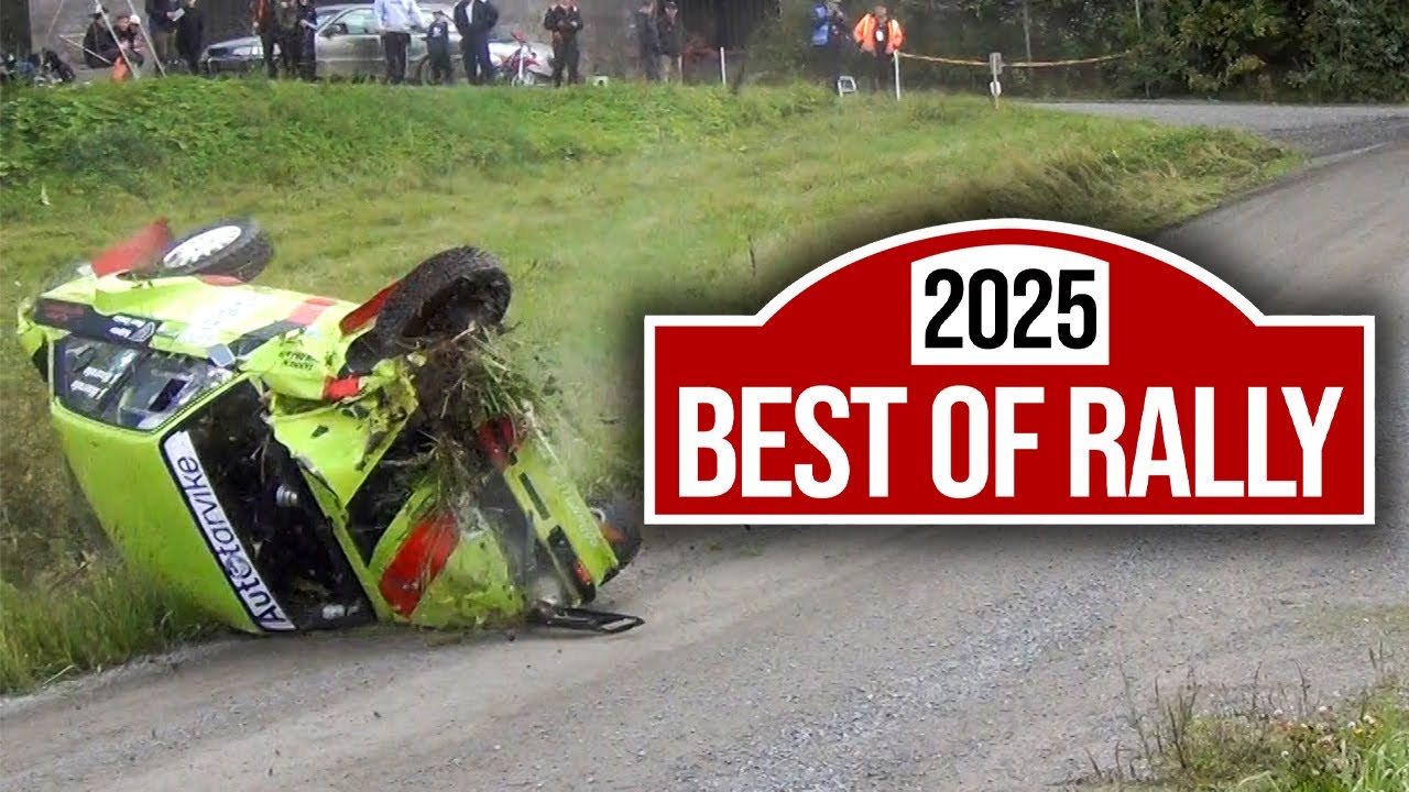 Best Of Rally 2025 | Crashes | Action | Mistakes | Flatout 