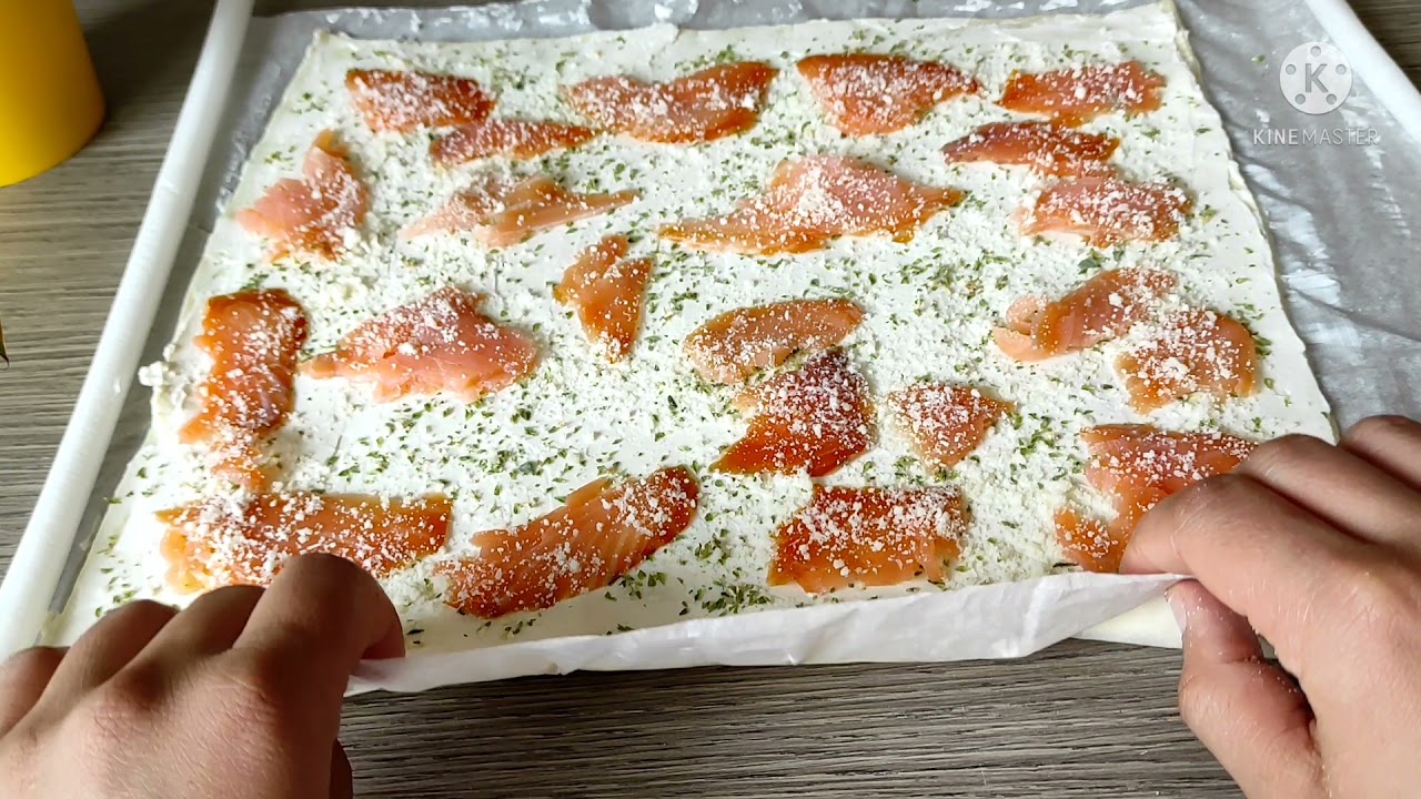 Соленый лосось и филадельфийские завитки, рецепт быстрый и легкий, вкусно. #вертлюги #лосось