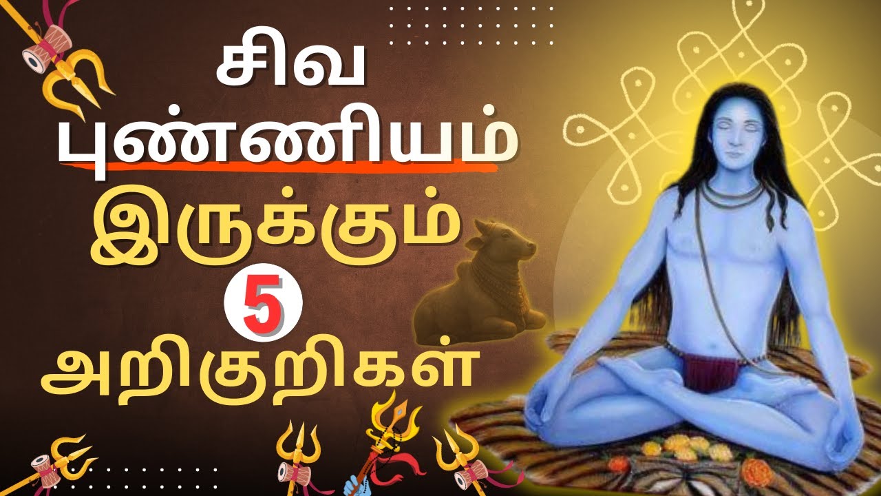சிவ புண்ணியம் உங்களுக்கு இருக்கா? இந்த 5 அறிகுறிகள் பாருங்க!