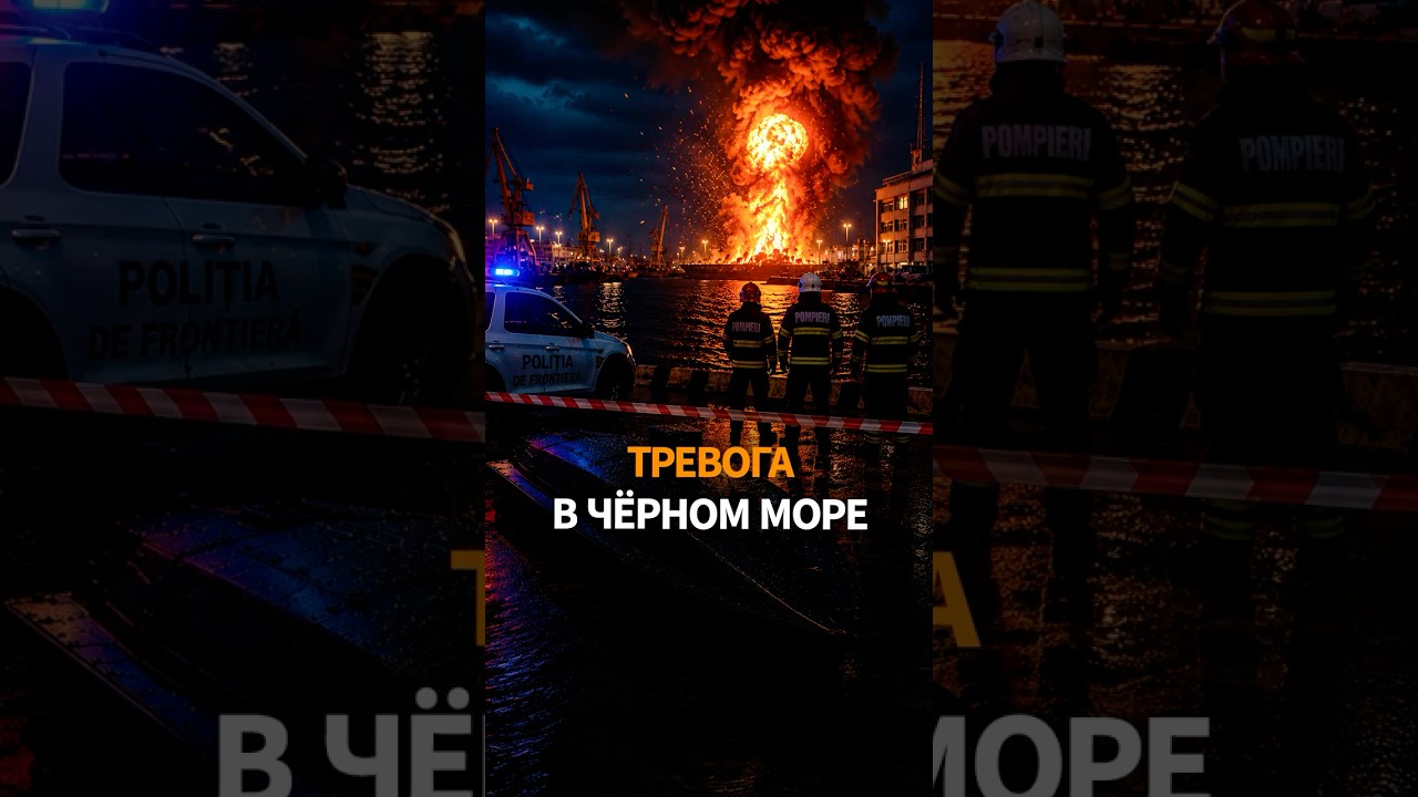 Неизвестный дрон взорвался у берегов Румынии #shorts