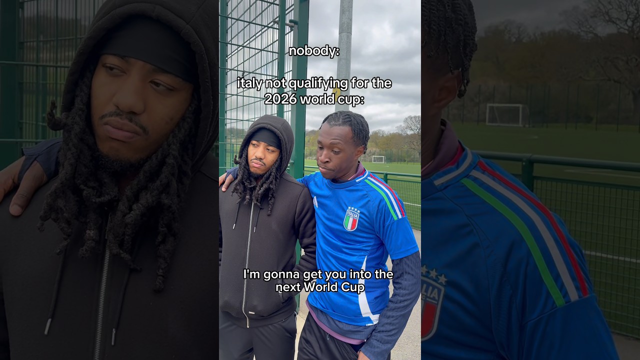 Italy FAIL Qualifying For The World Cup🇮🇹💔 #football #footballshorts #soccer #funny