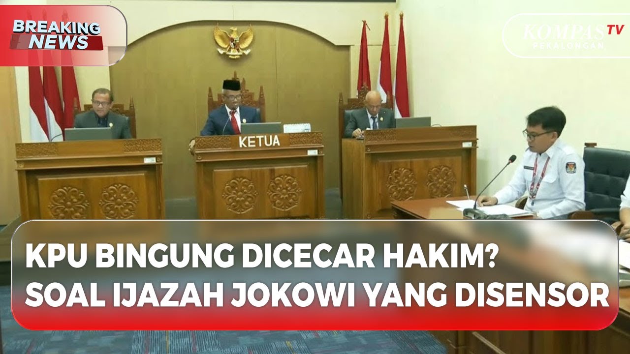 Sidang Ijazah Jokowi Memanas! Hakim Cecar KPU: Kenapa Dihitamkan?