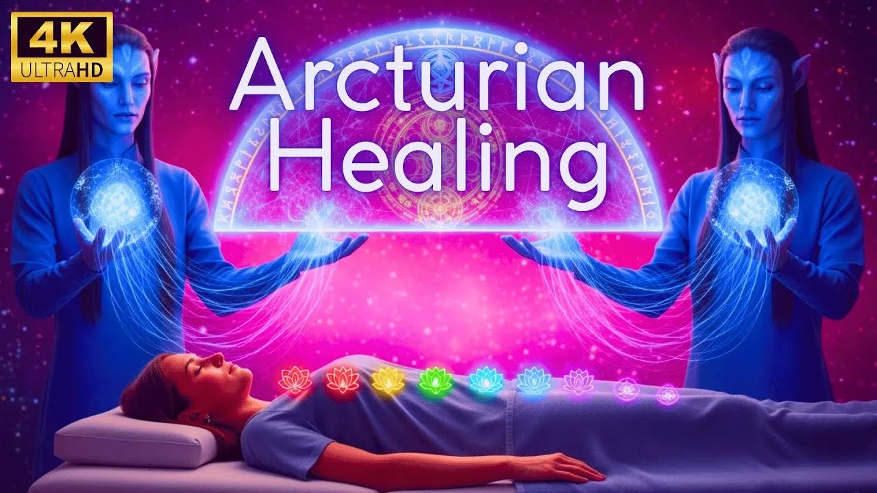 Arcturian Healing Frequency 🌌 DNA Activation with Light Codes 🔮 Soul Awakening Deep