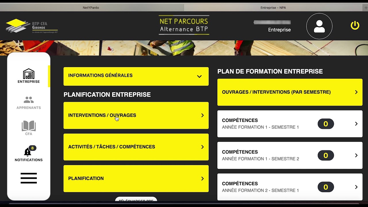 NPA-BTP 3/5  Comment planifier les activités en entreprise de mon apprenti?