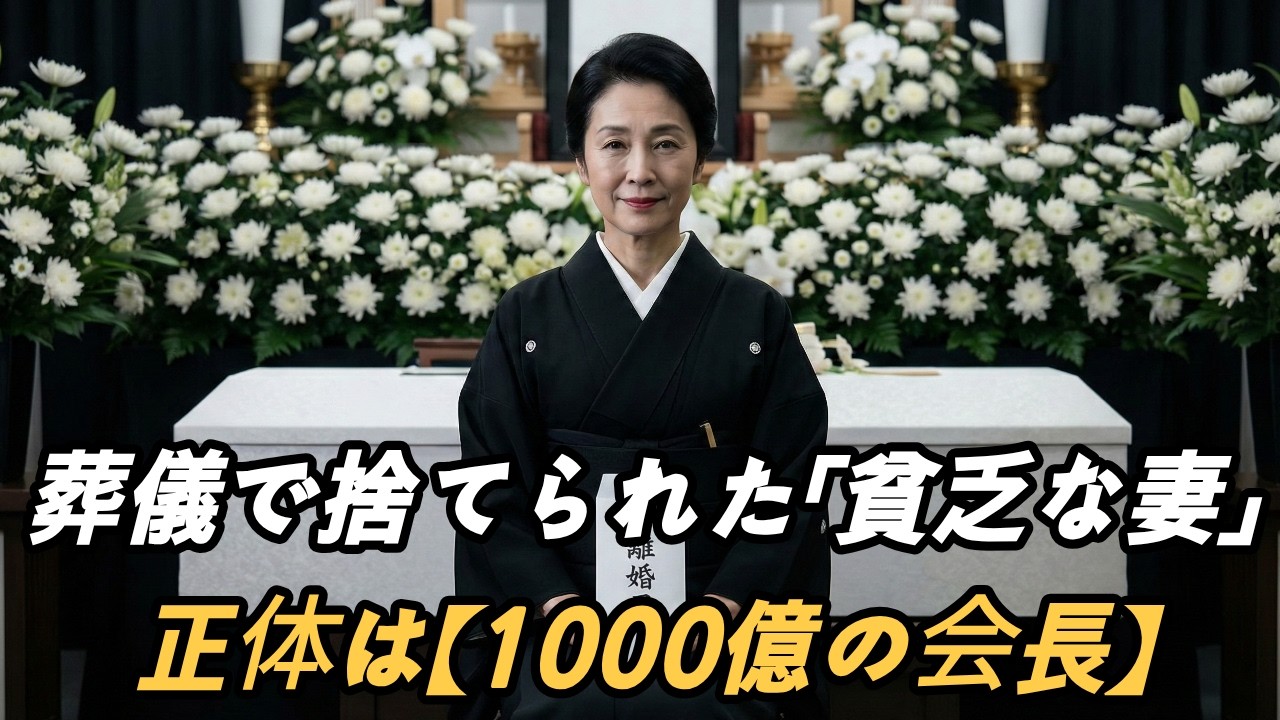 母の葬儀で捨てられた「貧乏な妻」 | 正体は1000億の会長だった | シニアの体験談 | 朗読 | オーディオブック | スカッとする話 | 熟年離婚 | 復讐 | 衝撃の正体 | 泣ける話 |