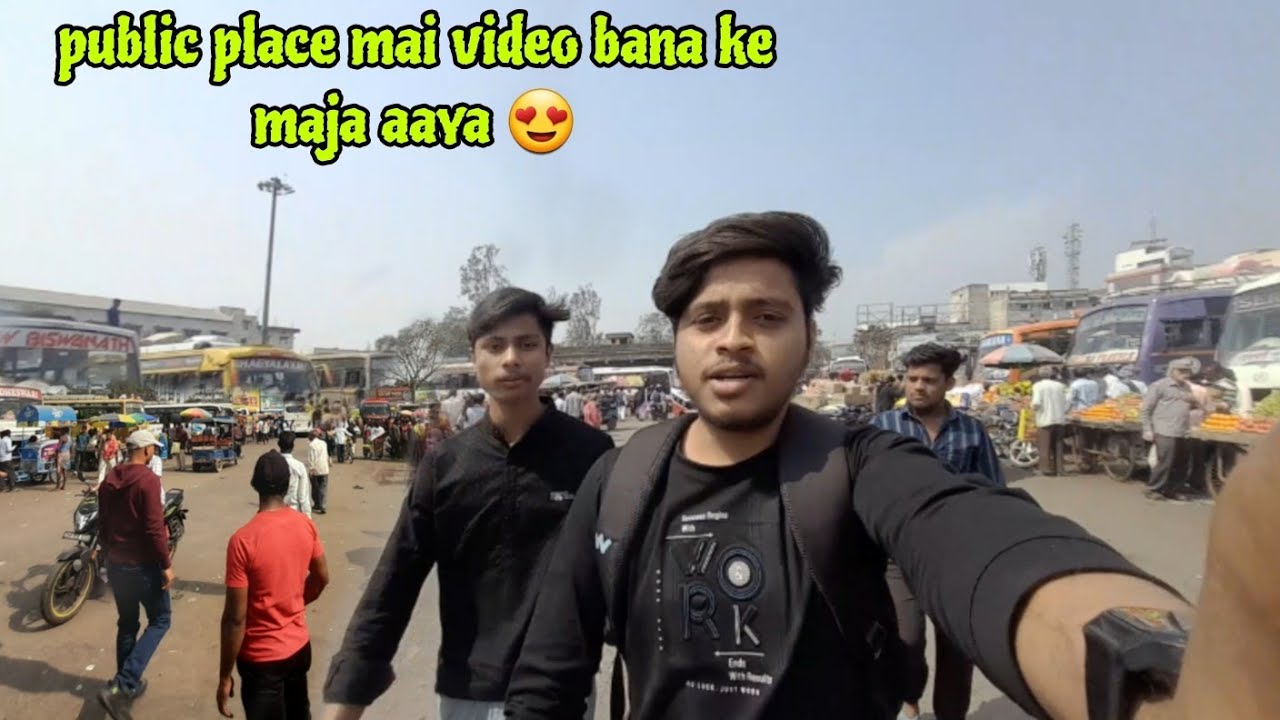 public place mai video bana ke maja aaya 😍 #publicreaction 