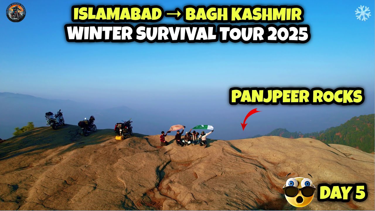 Day 05 | Islamabad to Bagh Kashmir | Panjpeer Rocks | Winter Survival North Tour 2026