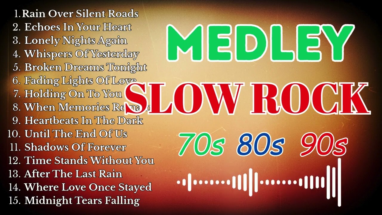 Nonstop Slow Rock Medley 🎶 Classic Romantic Love Songs 70s 80s 90s