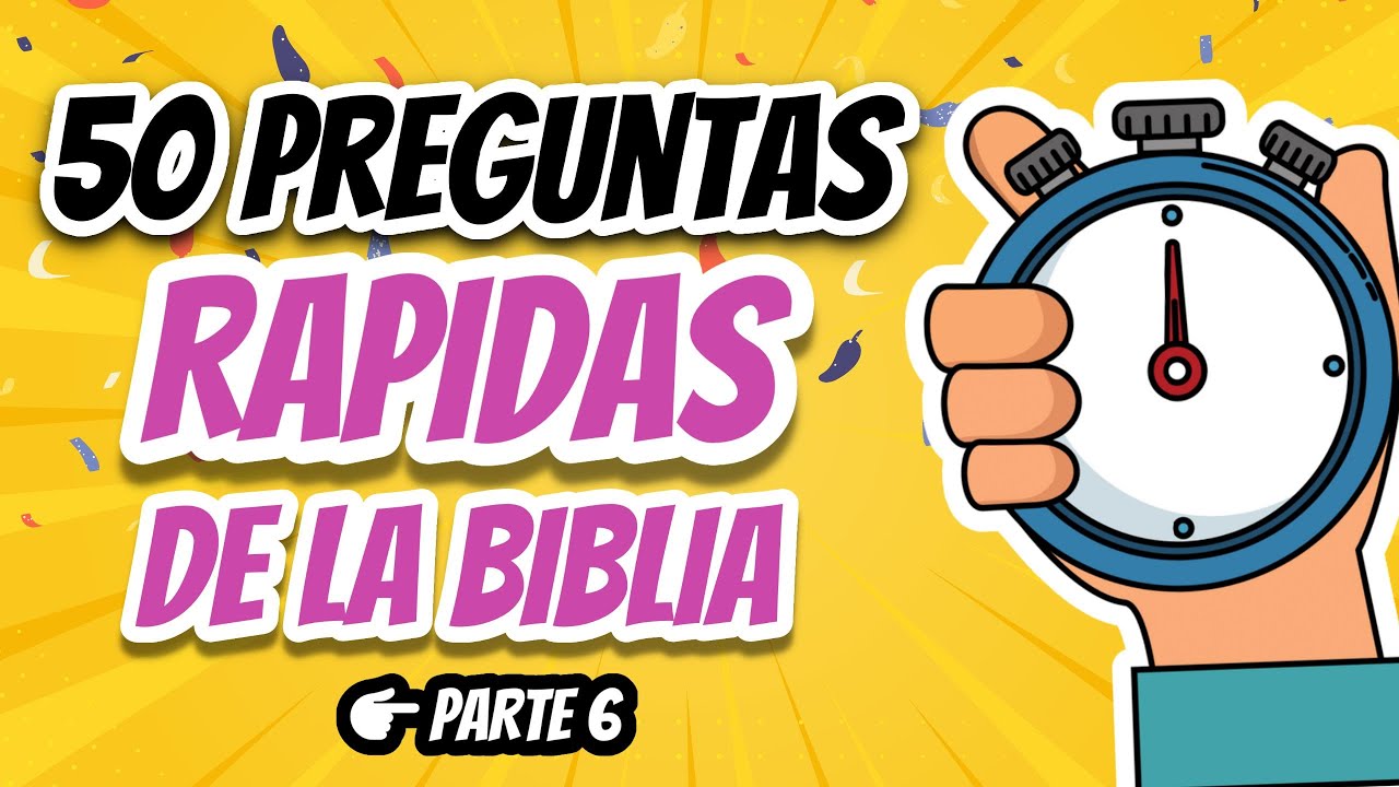 50 PREGUNTAS RÁPIDAS DE LA BIBLIA #6🧠| TEST BÍBLICO