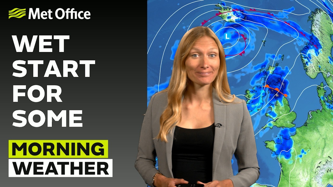 18.06.2026 &mdash; Сухо и солнечно на юге &mdash; Утренний прогноз погоды в Великобритании &mdash; Met Office Weather