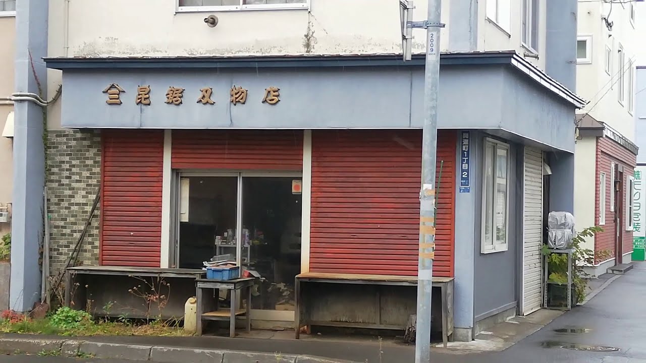 留萌駅周辺の市場、ビルなど