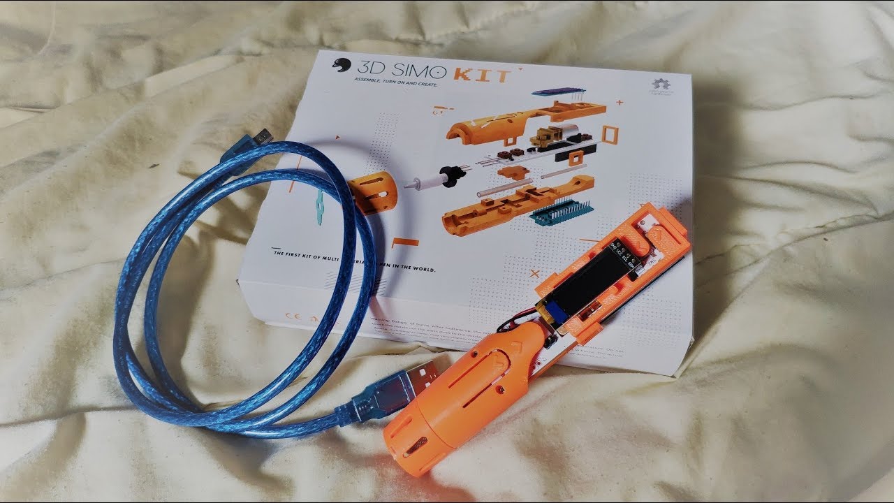 Stylo 3D : Déballage, assemblage et test du 3Dsimo Kit.
