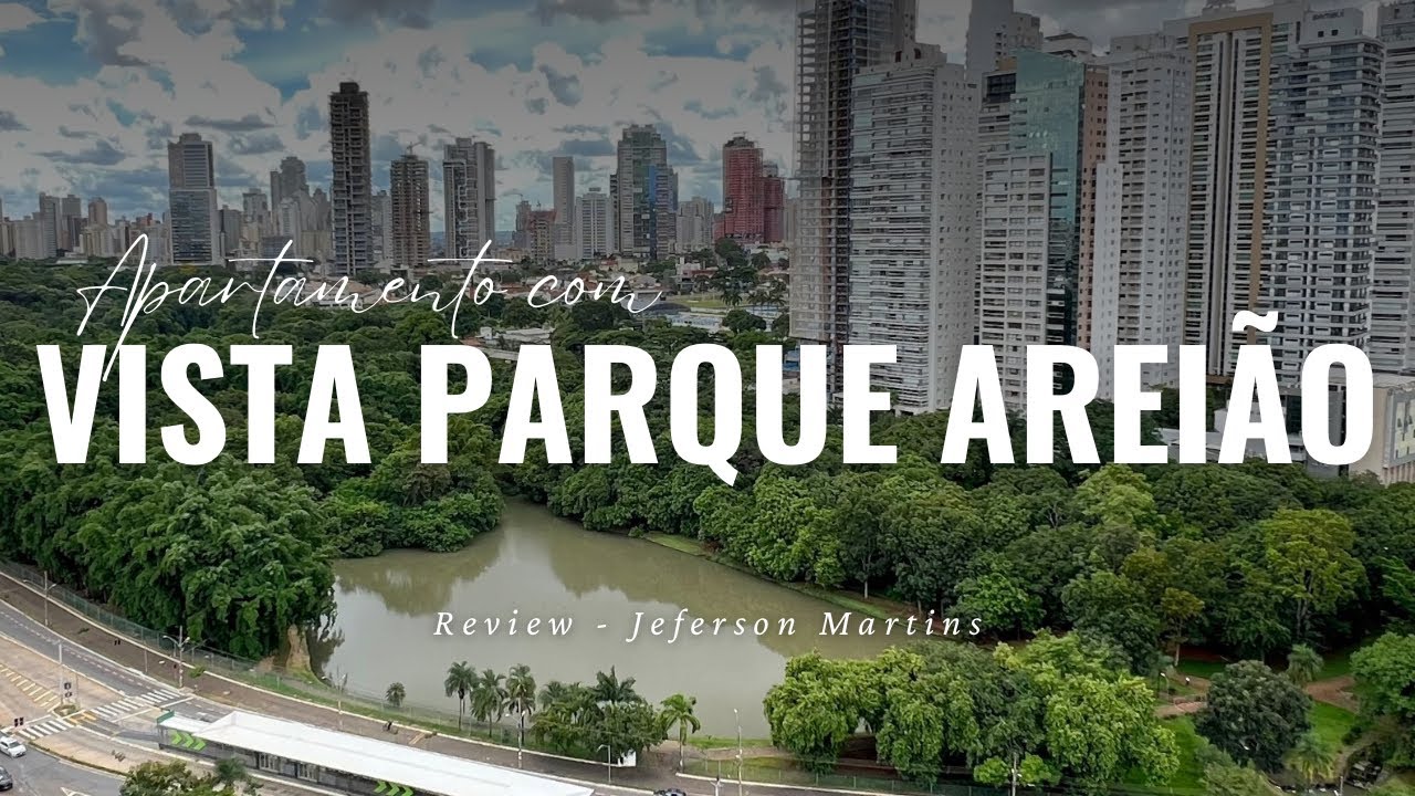 Vista Surpreendente | apartamento em frente ao parque Areião | Goiânia-GO