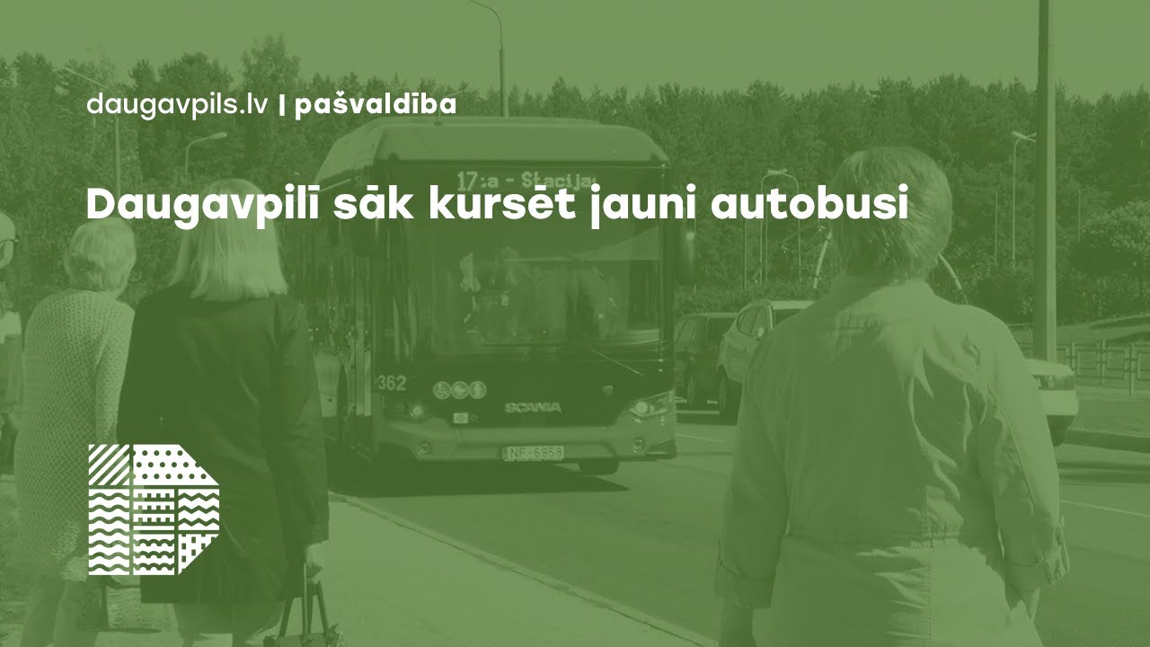 Daugavpilī sāk kursēt jauni autobusi