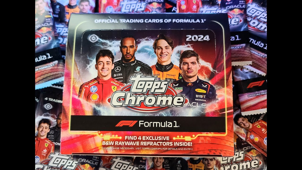 New Release!! 2024 Topps Chrome Formula 1 F1 Qualifying Lap Box x 2! That's A LOT of F2 and F3......