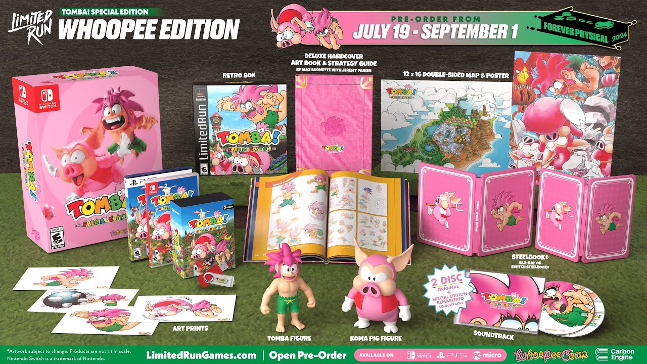 TOMBA! SPECIAL EDITION WHOOPEE EDITION is $149.99 USD