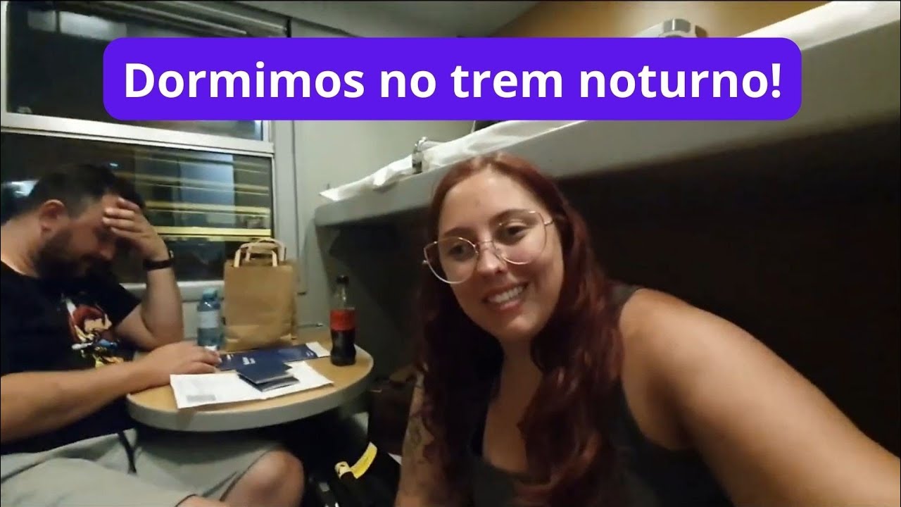 DORMIMOS EM UM TREM NOTURNO! - De Zurique a Amsterd&atilde;