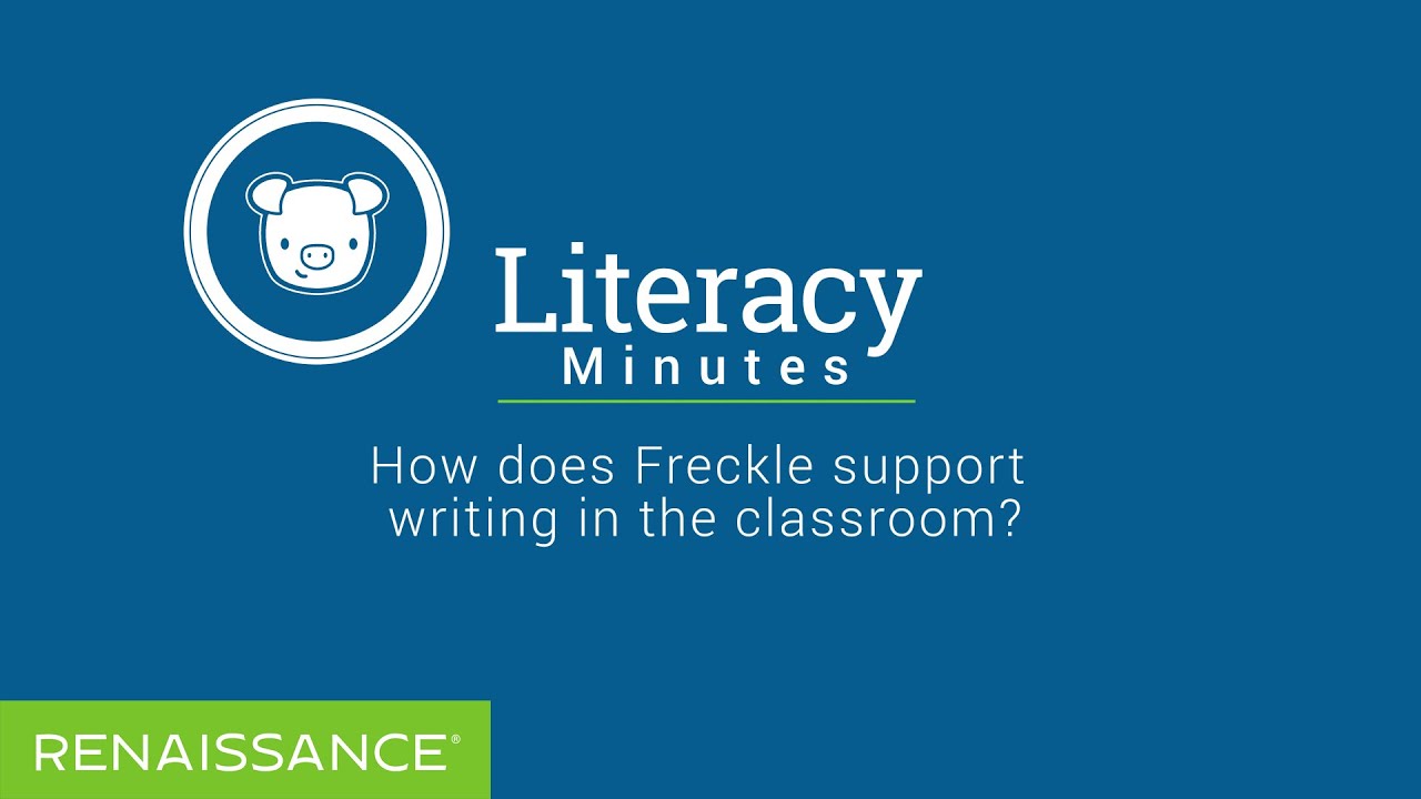 How does Freckle for ELA support writing in the classroom?