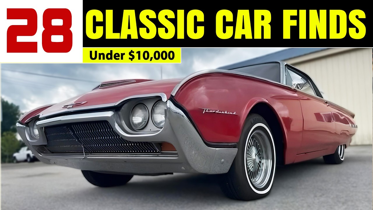 28 Classic Cars Under $10,000 You Can Own Today | Affordable Classics