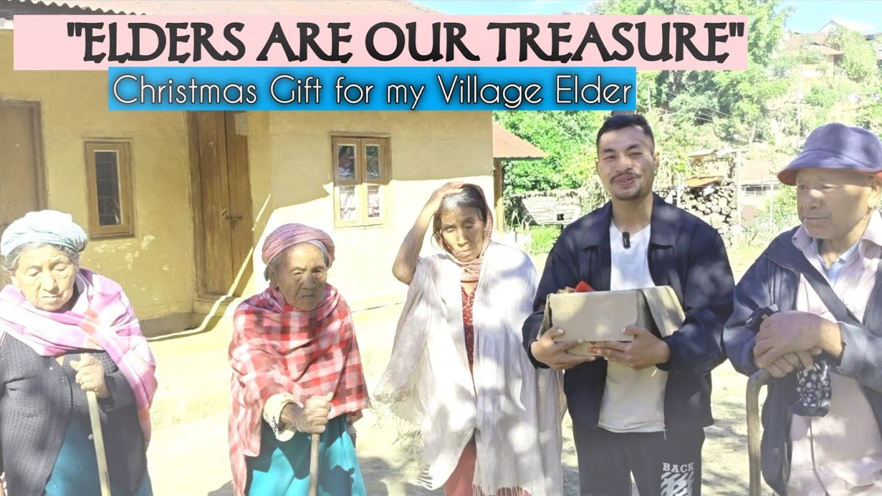 Рождественские подарки для старейшин моей деревни ❤️