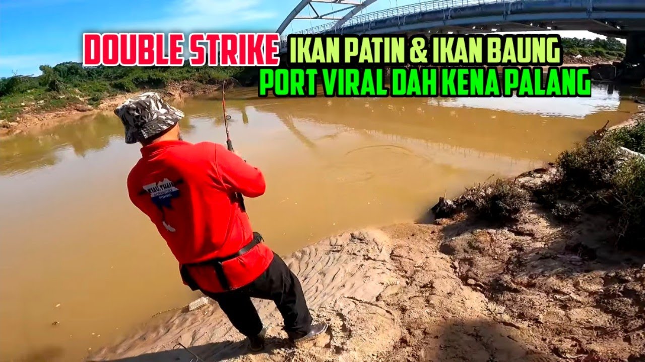 Memburu ikan patin dan ikan baung desa pinggiran putra Sungai Langat