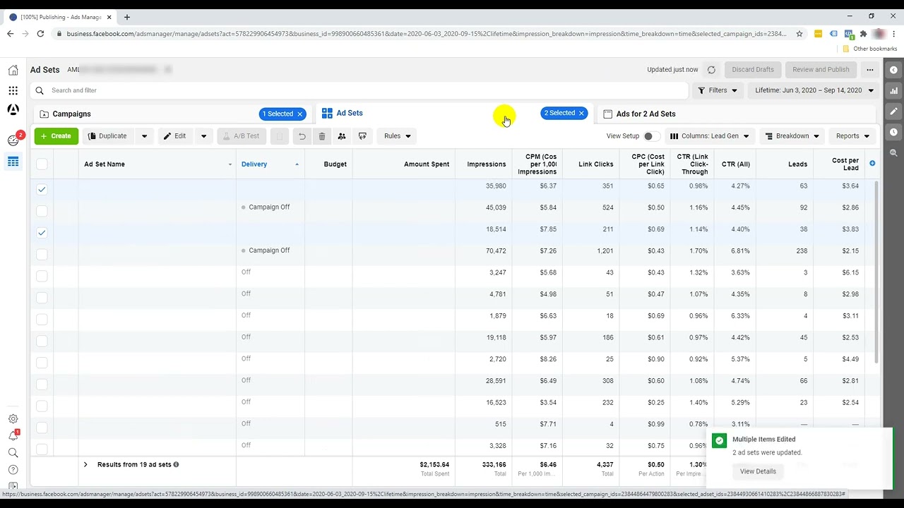 Campaign  budget optimization