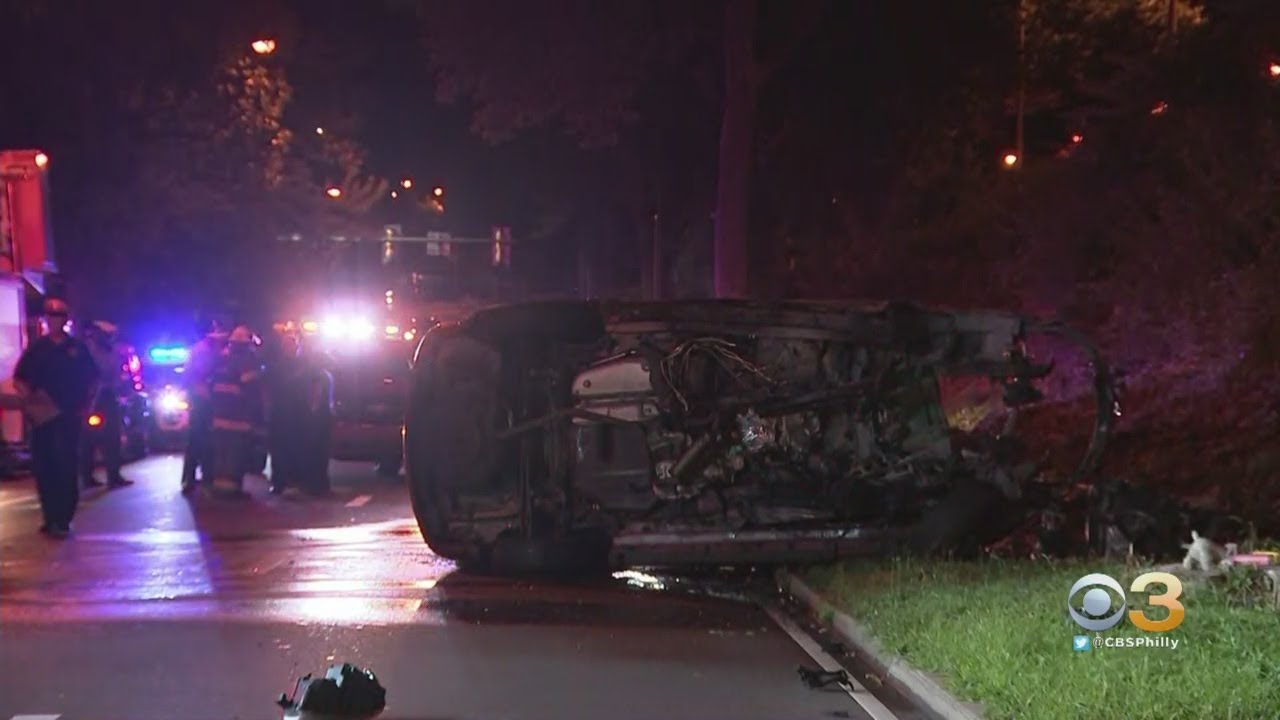 Fiery Crash On Roosevelt Boulevard Leaves 1 Dea d, 1 Hurt