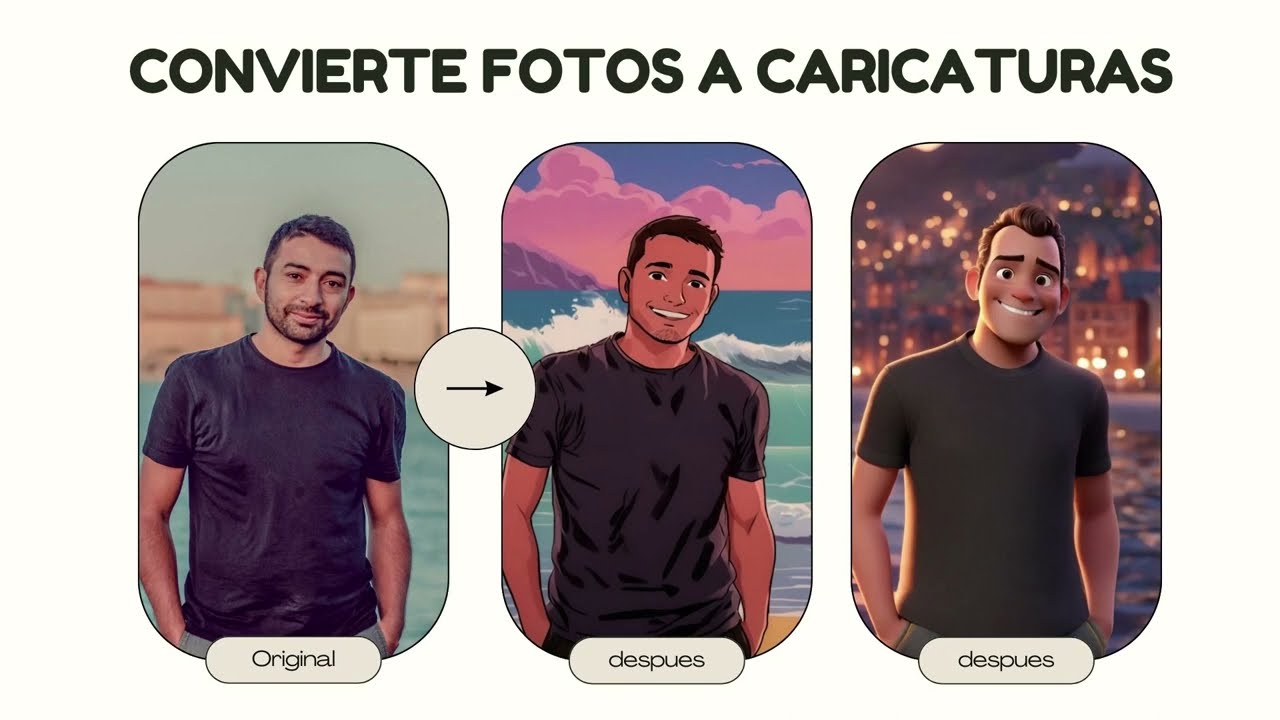 Transforma tu foto a Caricatura con IA: Tutorial Fácil y Gratis (www.dzine.ai)