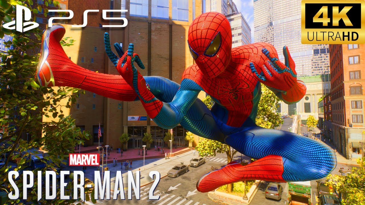 Marvel's Spider-Man 2 PS5 - The Amazing Spider-Man Free Roam Gameplay (4K 60FPS)