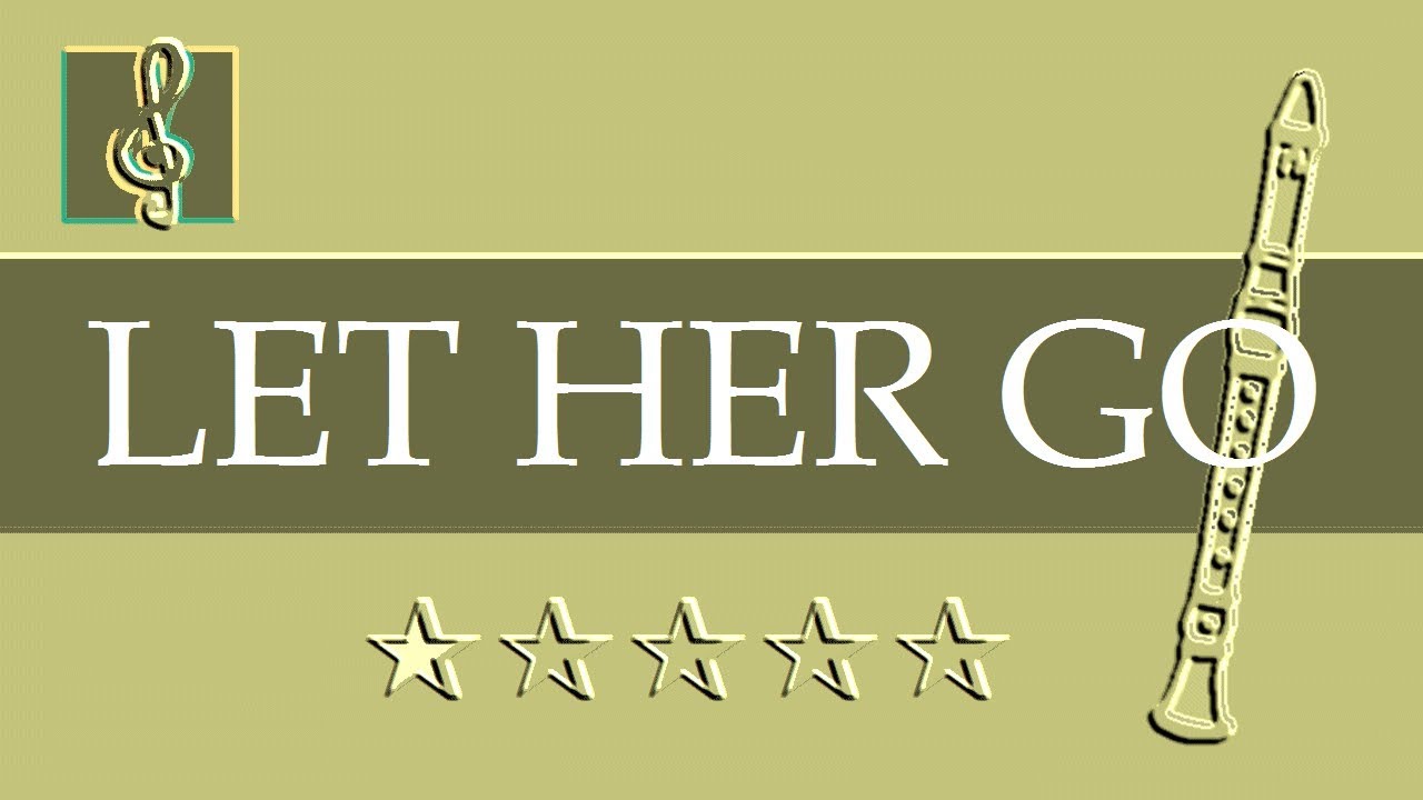 Recorder & Guitar Duet - Let Her Go - Passenger (Sheet music - Guitar chords)