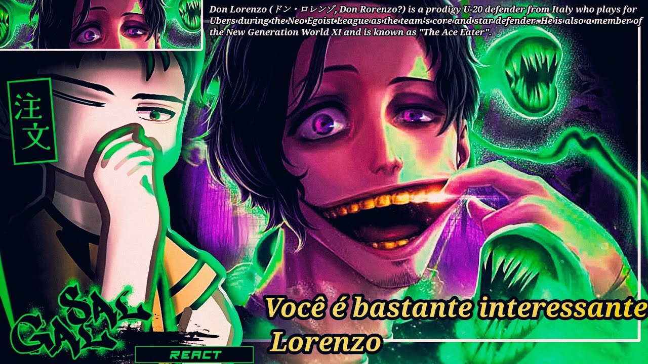 🇧🇷  Ao Ashi React ( Morto-Rico | Blue Lock | Don Lorenzo | ‎‎‎⁨‎⁨