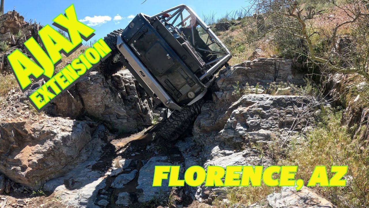 Arizona Rock Crawling on Ajax Extension (a.k.a. Upper Ajax Mine Trail)