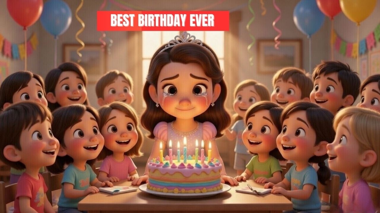 Why is she crying on her birthday?| THE REAL GIFT  #birthdaycelebration #kidslearning