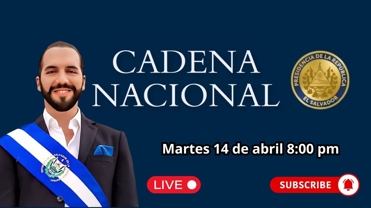 EN VIVO || MENSAJE A LA NACI&Oacute;N DEL PRESIDENTE NAYIB BUKELE